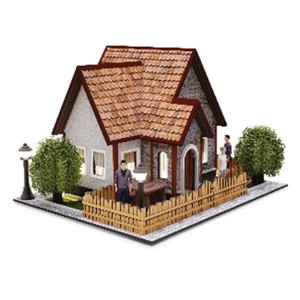 Minyatür Orman Villası Karton
