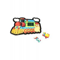 Tren Puzzle Ahşap