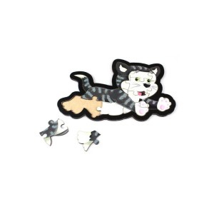 Kedi Puzzle Ahşap