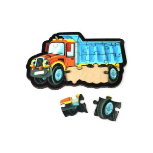 Kamyon Puzzle Ahşap