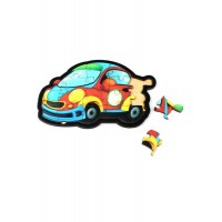 Otomobil Puzzle Ahşap