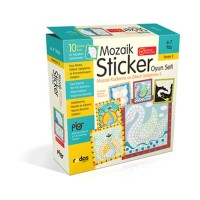 Mozaik Sticker Çıkartma Oyun Seti Seviye 3