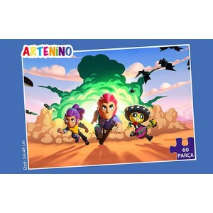 60 Parça Puzzle Brawl Stars