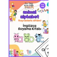 Animal Alphabet Hayvanlarla Alfabe Boyama Kitabı