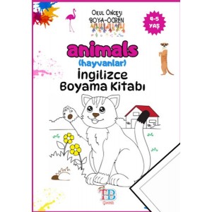 Animals Hayvanlar Boyama Kitabı