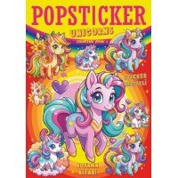Unicorns Boyama Kitabı Popsticker