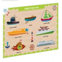 Ahşap Deniz Taşıtları Eğitici Set