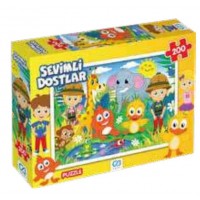 Sevimli Dostlar Puzzle 200