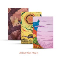 Üçlü Çizgisiz Defter Seti Bir Çiçek Küçük Prensin