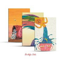 Üçlü Çizgisiz Defter Seti Bir Kafa Dolu