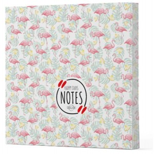 Flamingo 3 Çizgisiz Yan Boyamalı Defter