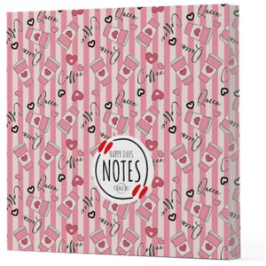 Kahve 8 Çizgisiz Yan Boyamalı Defter