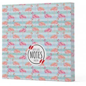 Flamingo 1 Çizgisiz Yan Boyamalı Defter