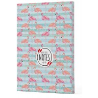 Flamingo 1 Yan Baskılı Çizgili Defter