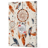 Tüy 5 Yan Boyamalı Çizgili Defter