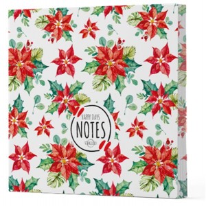 Yılbaşı 6 Çizgisiz Yan Boyamalı Defter