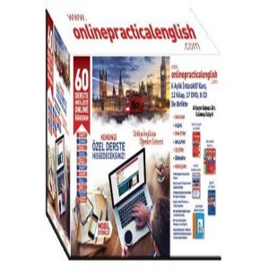 60 Derste Online İngilizce Öğrenim Seti 6 Aylık İnteraktif Kurs İle Birlikte 12 Kitap 17 Dvd 8 Cd