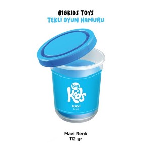 Bigkids Toys Mavi 12'li Oyun Hamuru 112 Gr