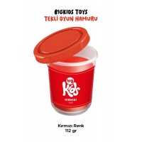 Bigkids Toys Kırmızı 12'li Oyun Hamuru 112 Gr