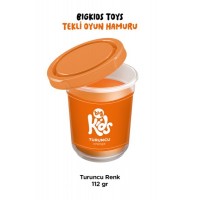 Bigkids Toys Turuncu 12'li Oyun Hamuru 112 Gr
