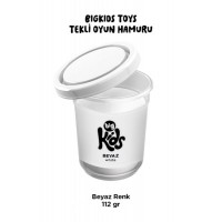Bigkids Toys Beyaz 12'li Oyun Hamuru 112 Gr