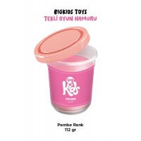 Bigkids Toys Pembe 12'li Oyun Hamuru 112 Gr
