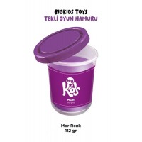 Bigkids Toys Mor 12'li Oyun Hamuru 112 Gr