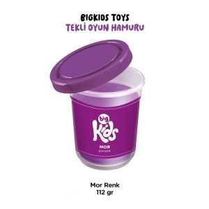 Bigkids Toys Mor 12'li Oyun Hamuru 112 Gr