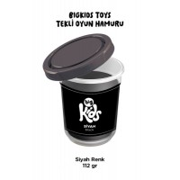 Bigkids Toys Siyah 12'li Oyun Hamuru 112 Gr