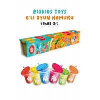 Bigkids Toys 6'Lı Oyun Hamuru 6X85 Gr