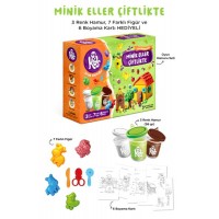 Minik Eller Çiftlikte Oyun Hamuru Seti 16 Parça 340 Gr