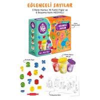 Eğlenceli Sayılar Oyun Hamuru Seti 25 Parça 356 Gr