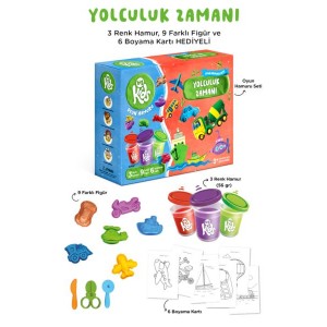 Yolculuk Zamanı Oyun Hamuru Seti 18 Parça 352 Gr