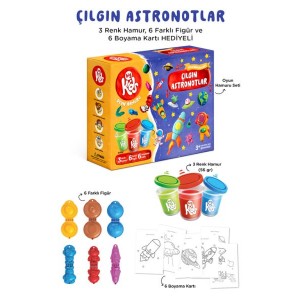 Çılgın Astronotlar Oyun Hamuru Seti 15 Parça 340 Gr Çılgın Astronotlar Oyun Hamuru Seti 15 Parça 340 Gr
