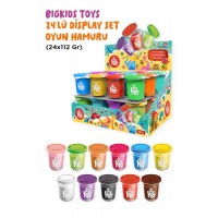 Bigkids Toys 24Lü Display Kutu Oyun Hamuru 24X112 Gr