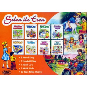 Selen ile Eren Çocuk Şarkıları Kitabı CDsi