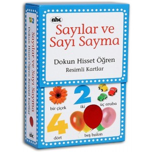 Dokun Hisset Öğren Resimli Kartlar Sayılar ve Sayı Sayma