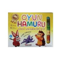Oyun Hamuru Sanat Çalışmaları Seti 4 Kitap 6 Oyun Hamuru