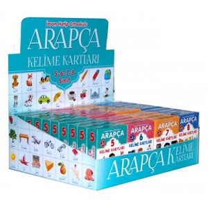Arapça Kelime Kartları Seti 5 6 7 8. Sınıf