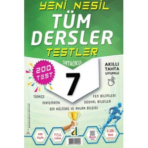 Damla Yeni Nesil Tüm Dersler Testler 7. Sınıf
