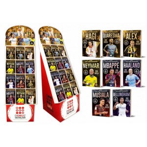 Stantlı Benim Futbol Kahramanım Serisi Set 2 8 Çeşit 300 Adet Kitap