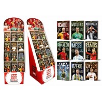 Stantlı Benim Futbol Kahramanım Serisi Set 3 9 Çeşit 300 Adet Kitap