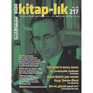 Kitap lık Sayı 217 İki Aylık Edebiyat Dergisi