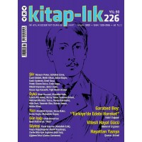 Kitap lık Sayı 226 Garabed Bey ve “Türkiyede Edebi Hareket”