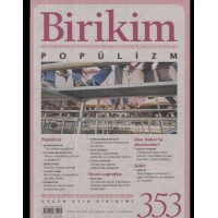 Birikim Aylık Sosyalist ve Kültür Dergisi Sayı 353