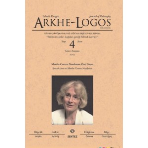 Arkhe Logos Felsefe Dergisi Bahar Sayı 1 2016