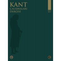 Kant Çalışmaları Dergisi Sayı 2