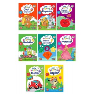 Şirin Boyama Serisi 8 Çeşit 160 Kitap