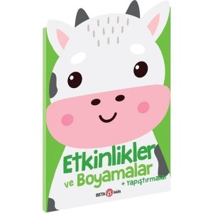 Boyama ve Aktivite Kitabı 120 Fazla Çıkartma