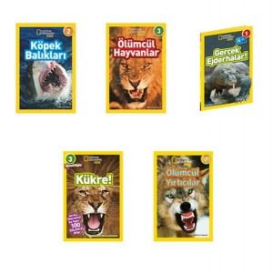National Geographic Kids Ölümcül Hayvanlar Seti 5 Kitap